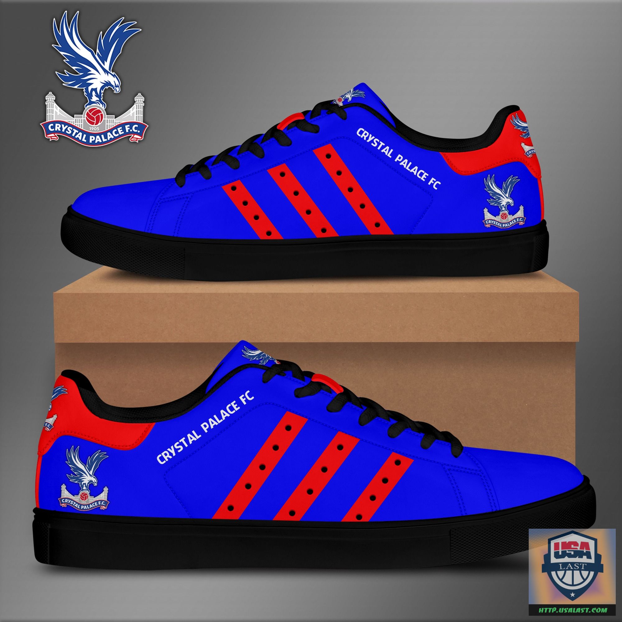 Crystal Palace F.C Skate Low Top Shoes Model 09 – Usalast