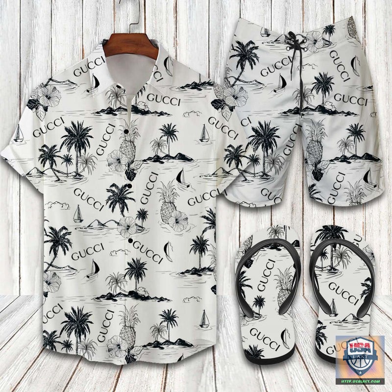 Gucci Pineapple Hawaiian Shirt Beach Short – Usalast