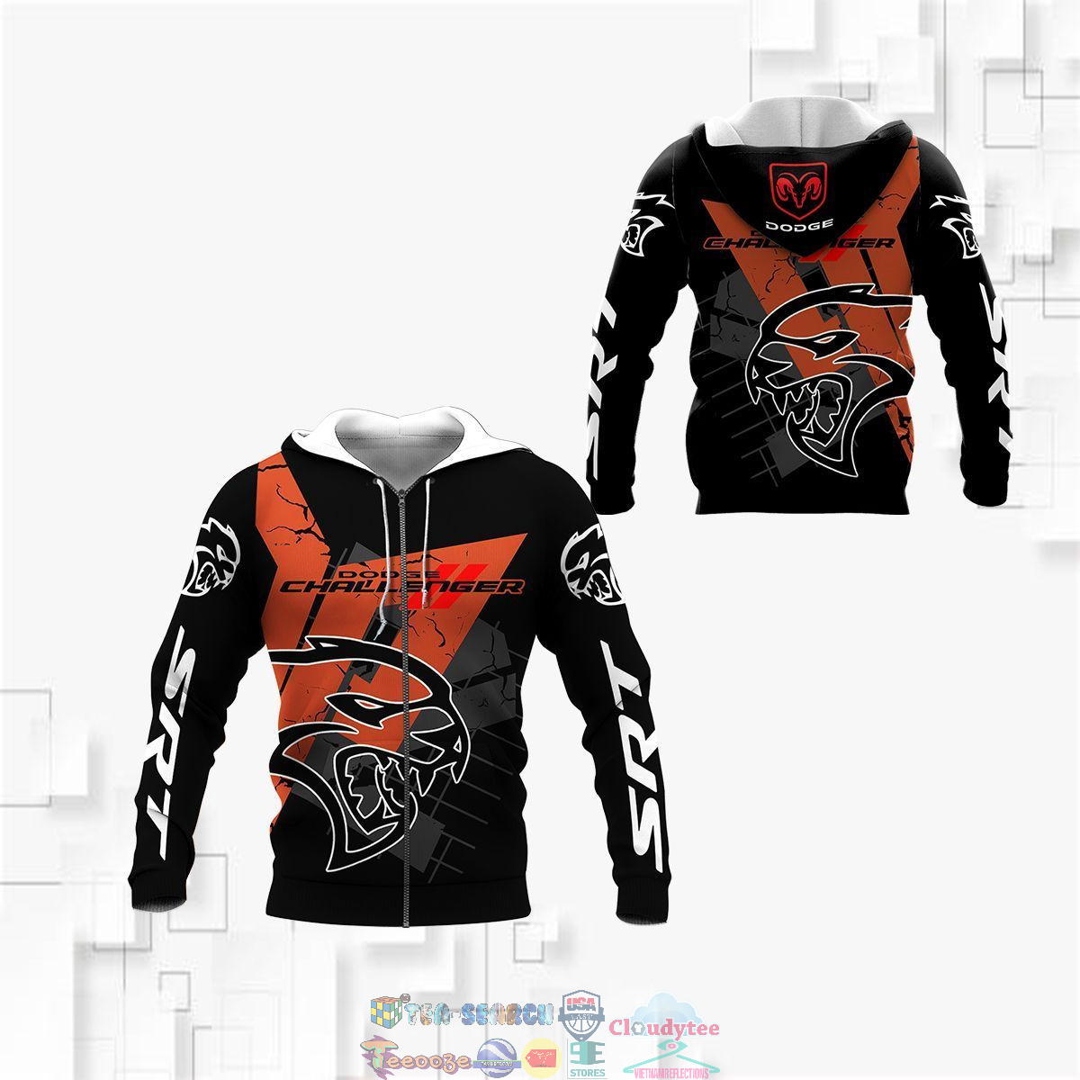 Dodge Challenger ver 2 3D hoodie and t-shirt – Saleoff