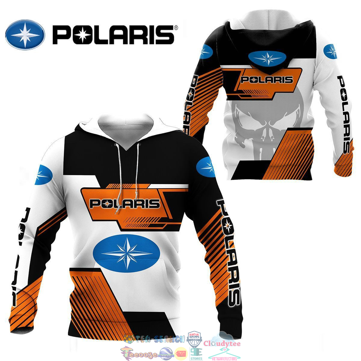 Polaris Skull ver 2 3D hoodie and t-shirt – Saleoff