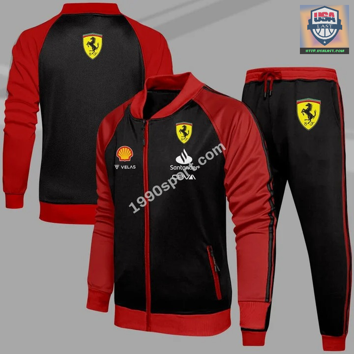 Ferrari Racing Premium Sport Tracksuits 2 Piece Set – Usalast
