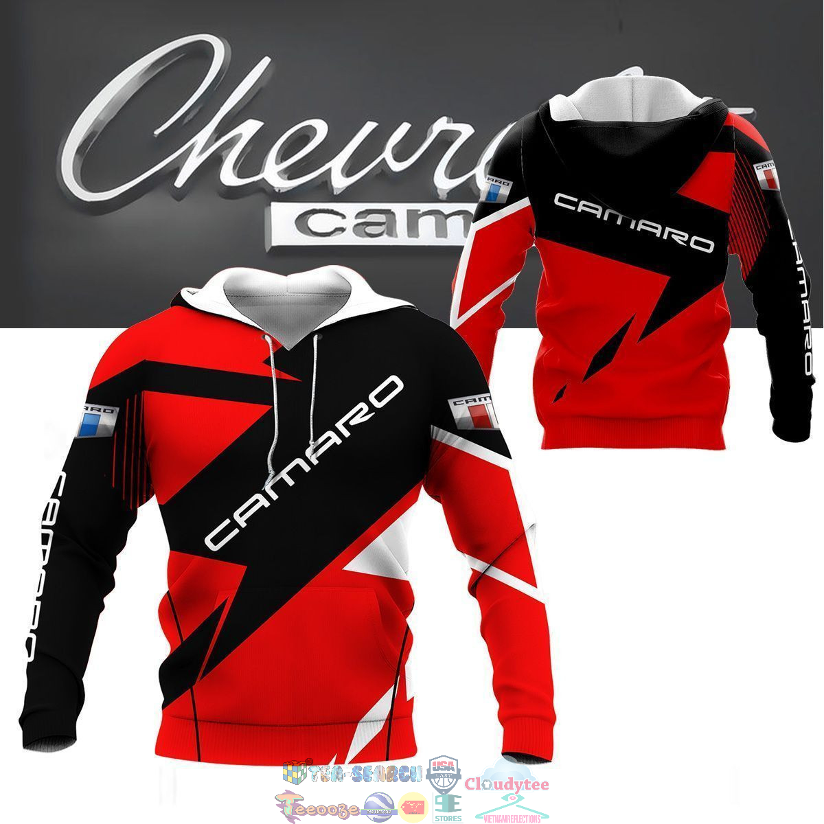 Chevrolet Camaro ver 13 3D hoodie and t-shirt – Saleoff