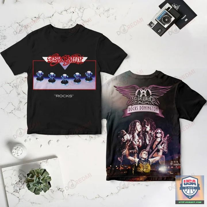 Aerosmith Rocks Donington Album Cover 3D T-Shirt – Usalast