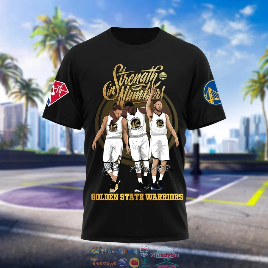 Strength Numbers Golden State Warriors 3D Shirt – Saleoff