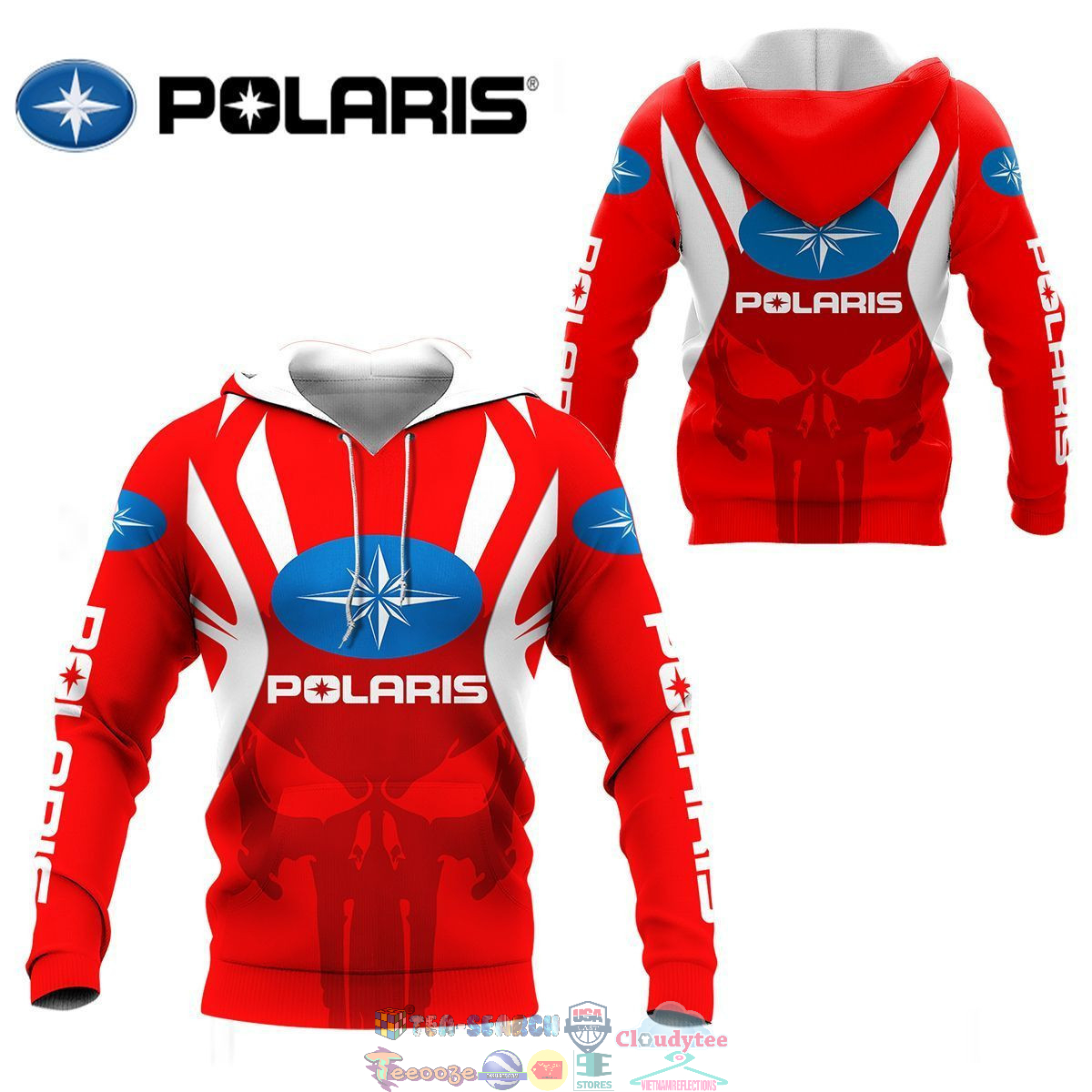 Polaris Skull ver 6 3D hoodie and t-shirt – Saleoff