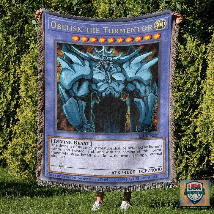 Obelisk The Tormentor Yu-Gi-Oh! Custom Woven Blanket – Usalast