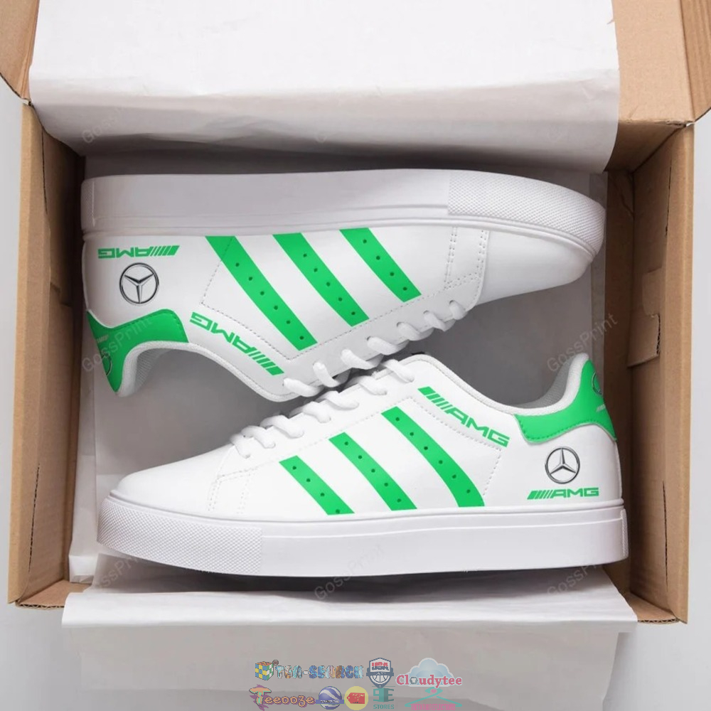 Mercedes AMG Green Stripes Stan Smith Low Top Shoes – Saleoff