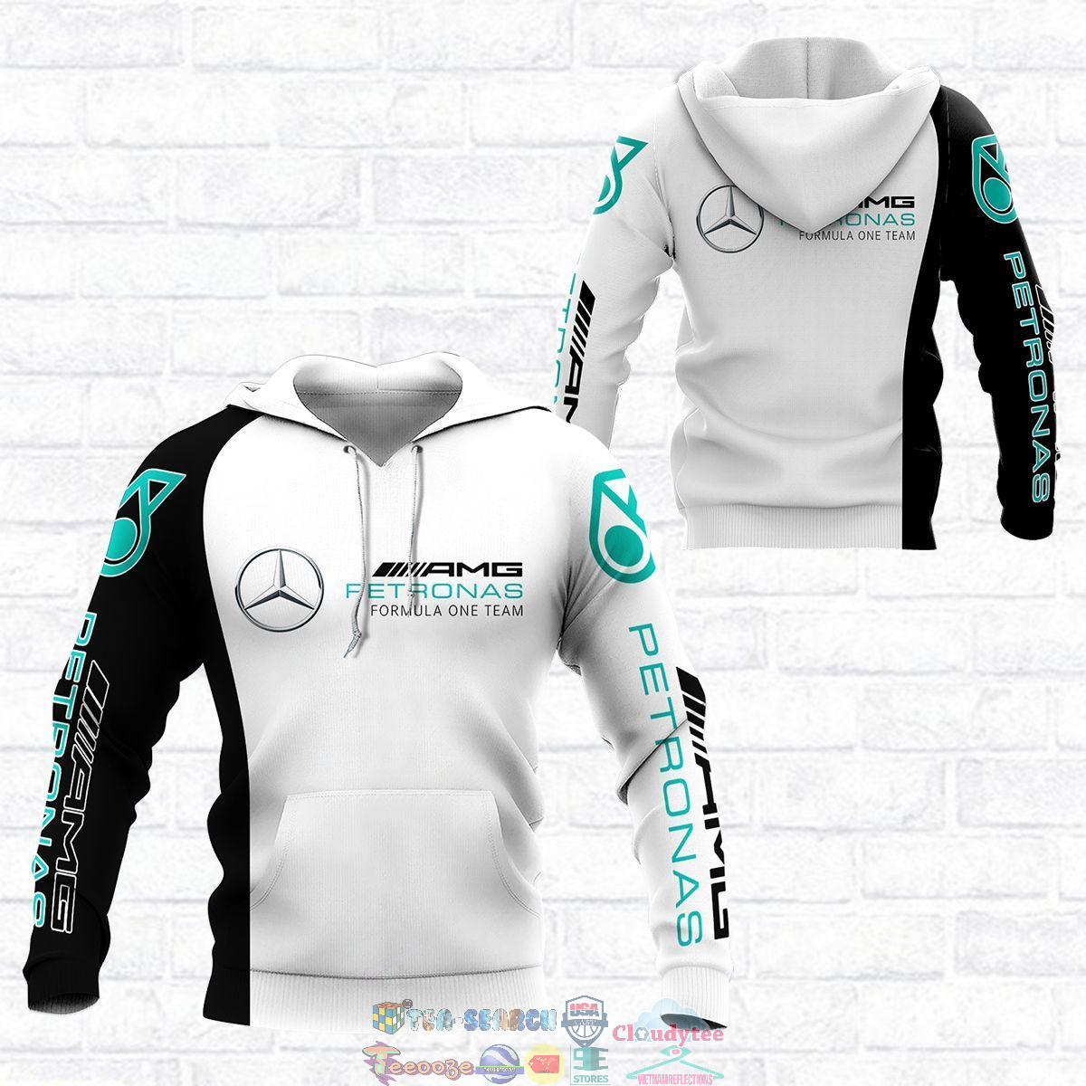 Mercedes AMG Petronas F1 Team ver 1 3D hoodie and t-shirt – Saleoff