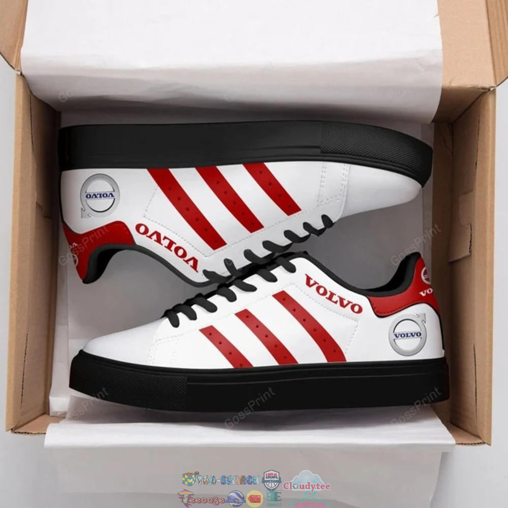 Volvo Red Stripes Stan Smith Low Top Shoes – Saleoff