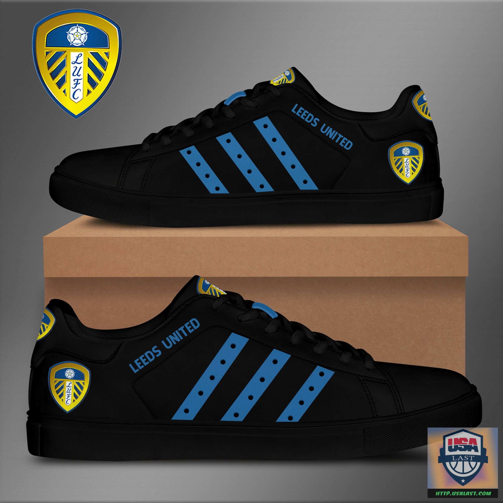 Leeds United FC Skate Low Top Shoes Model 03 – Usalast