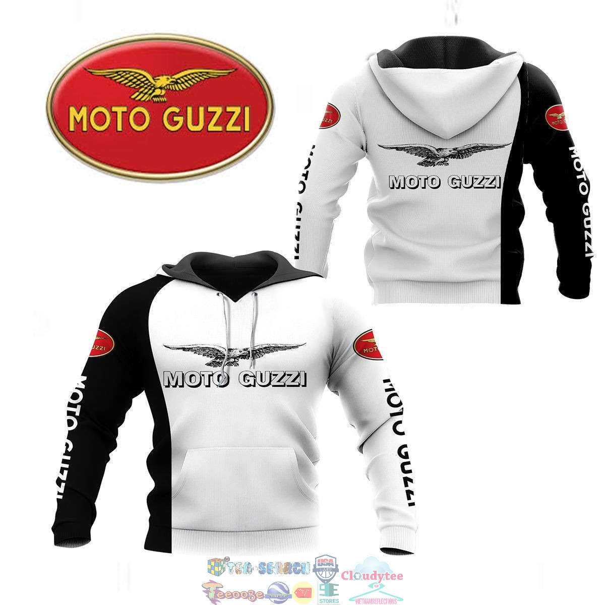 Moto Guzzi ver 9 3D hoodie and t-shirt – Saleoff