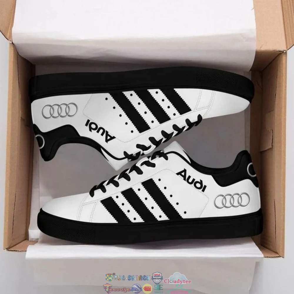 Audi Black Stripes Style 2 Stan Smith Low Top Shoes – Saleoff
