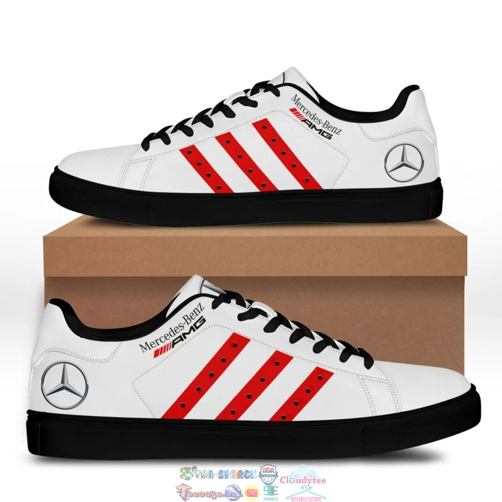 Mercedes AMG Red Stripes Style 2 Stan Smith Low Top Shoes – Saleoff