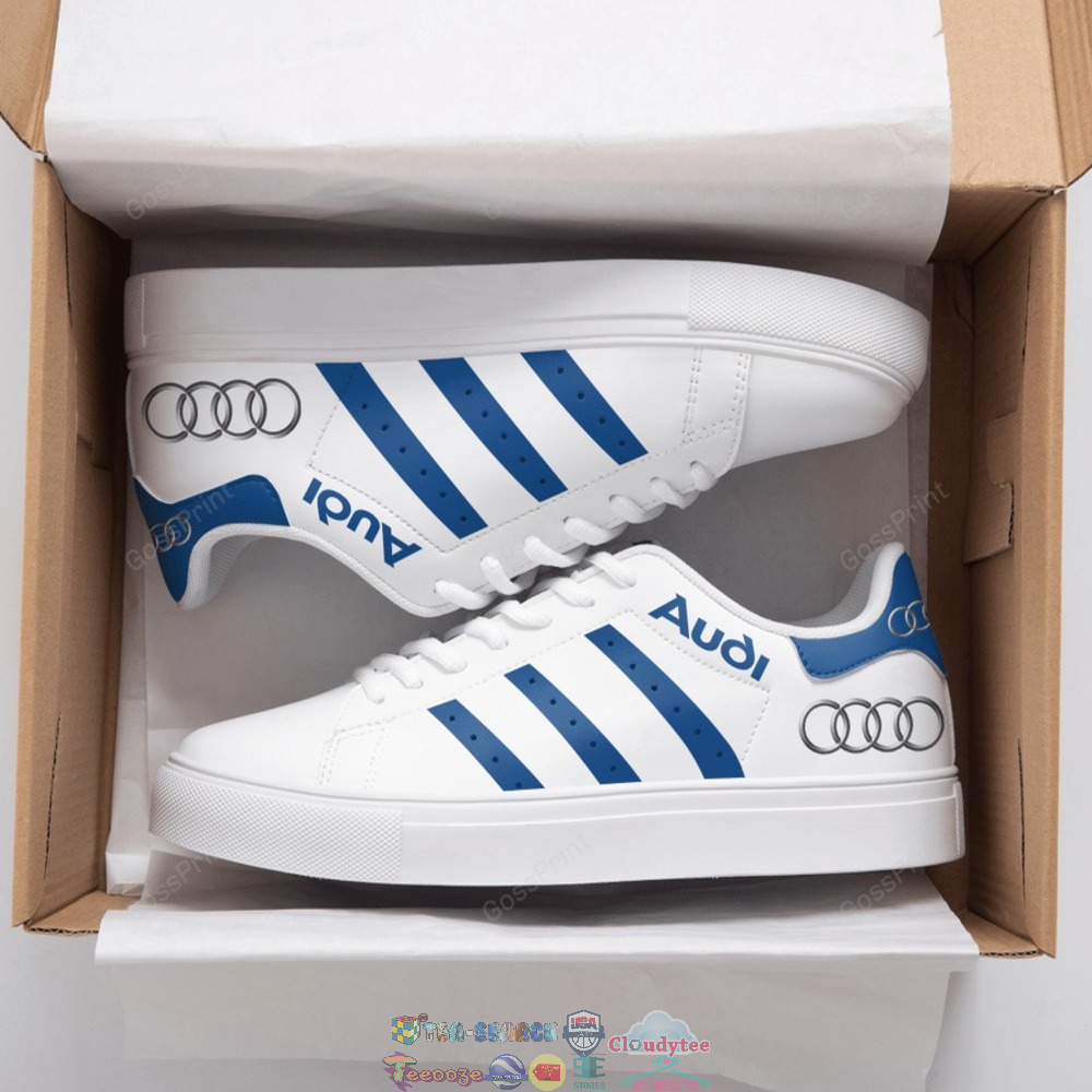 Audi Blue Stripes Stan Smith Low Top Shoes – Saleoff
