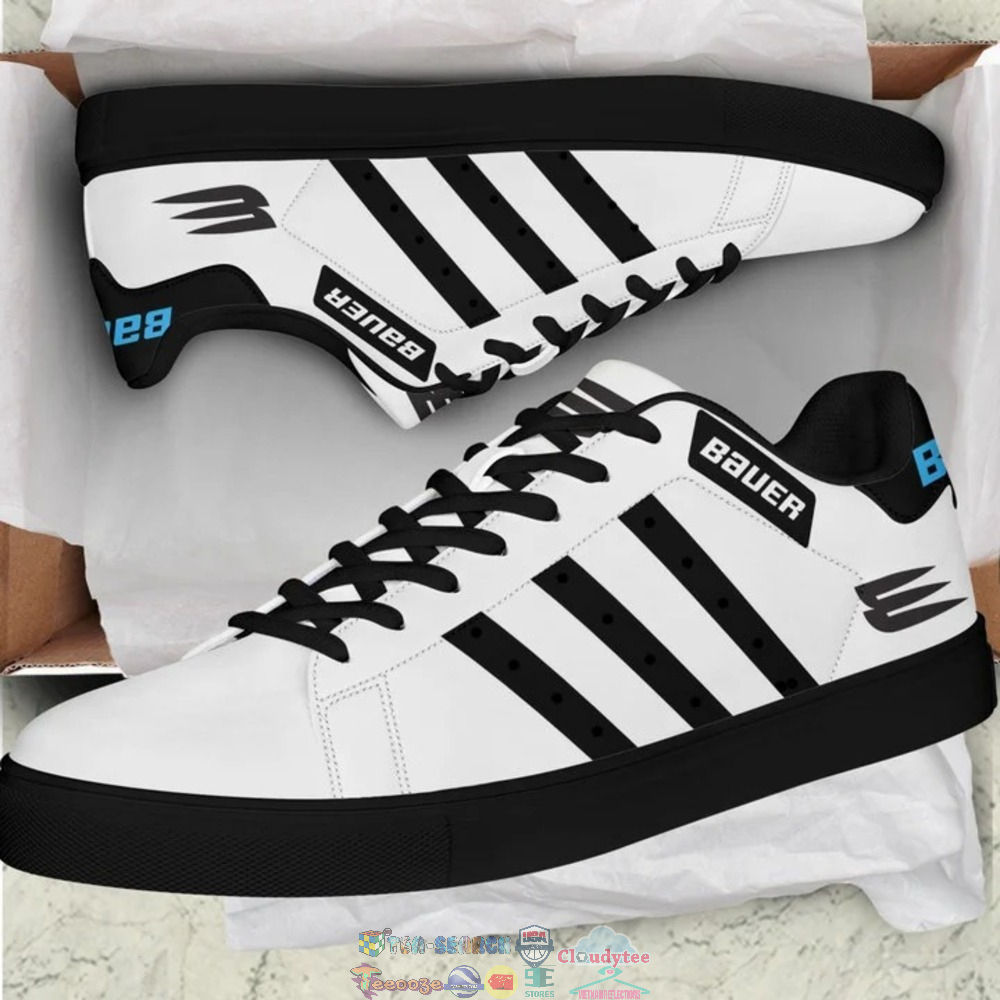 Bauer Black Stripes Style 3 Stan Smith Low Top Shoes – Saleoff