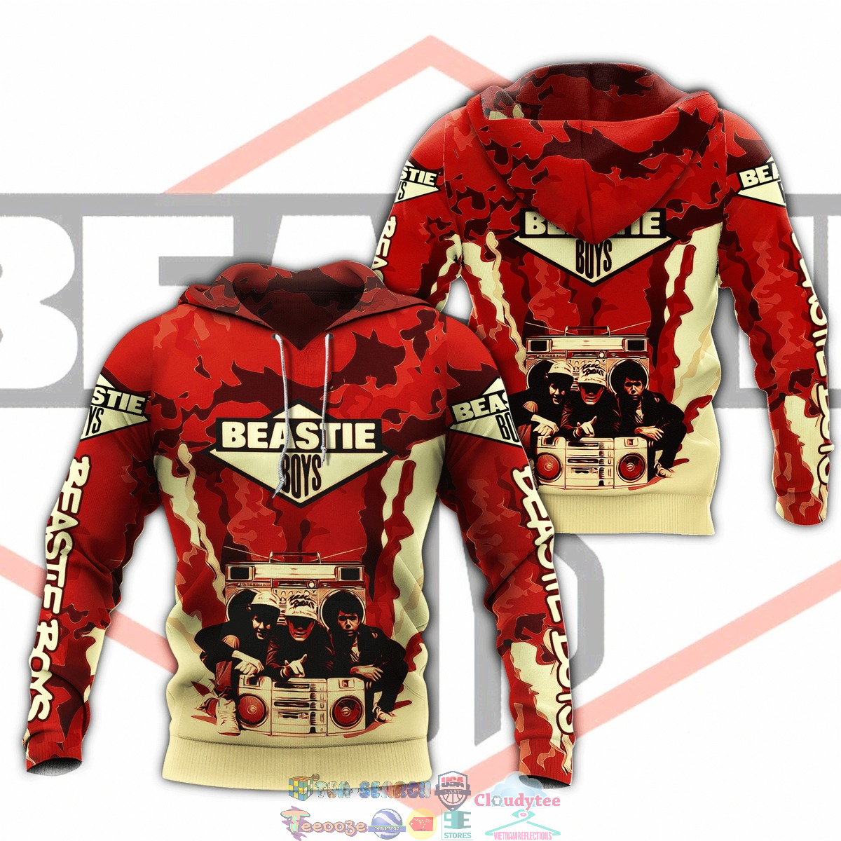 Beastie Boys Band ver 4 3D hoodie and t-shirt – Saleoff