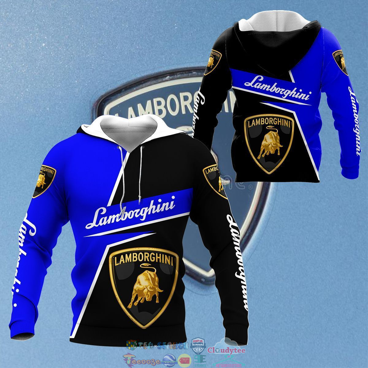 Lamborghini ver 8 3D hoodie and t-shirt – Saleoff