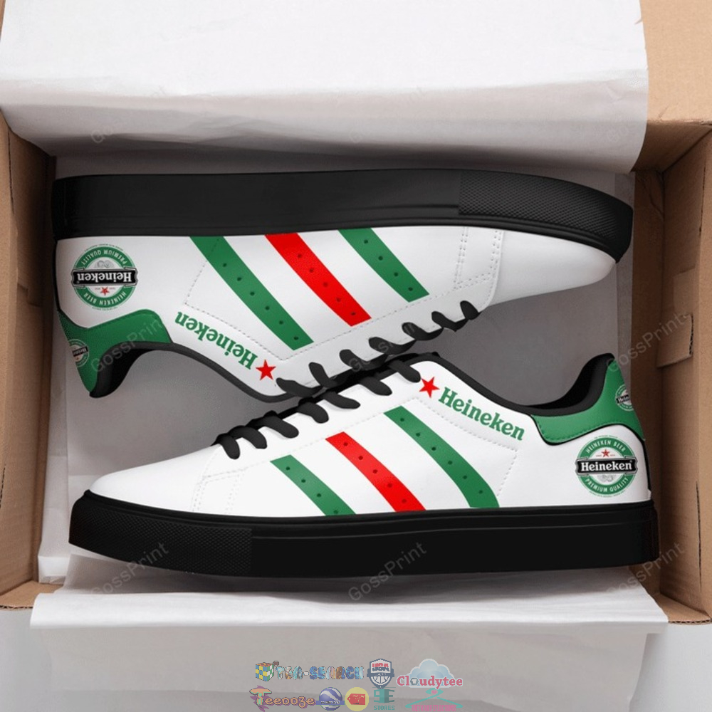Heineken Green Red Stripes Stan Smith Low Top Shoes – Saleoff
