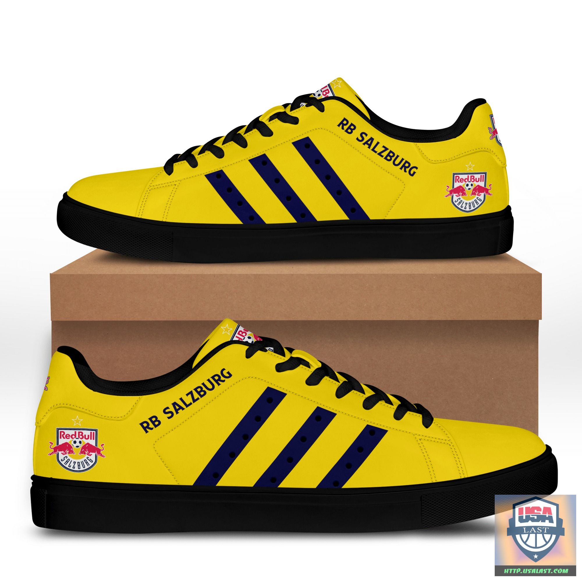 FC Red Bull Salzburg Stan Smith Shoes Yellow Version – Usalast