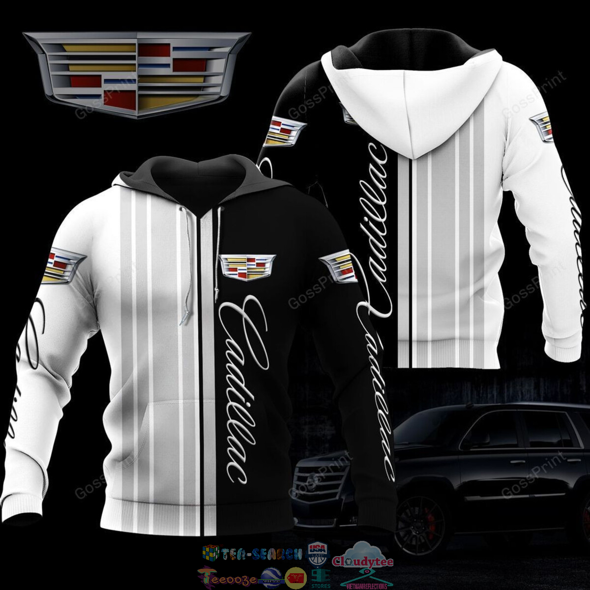 Cadillac ver 5 3D hoodie and t-shirt – Saleoff