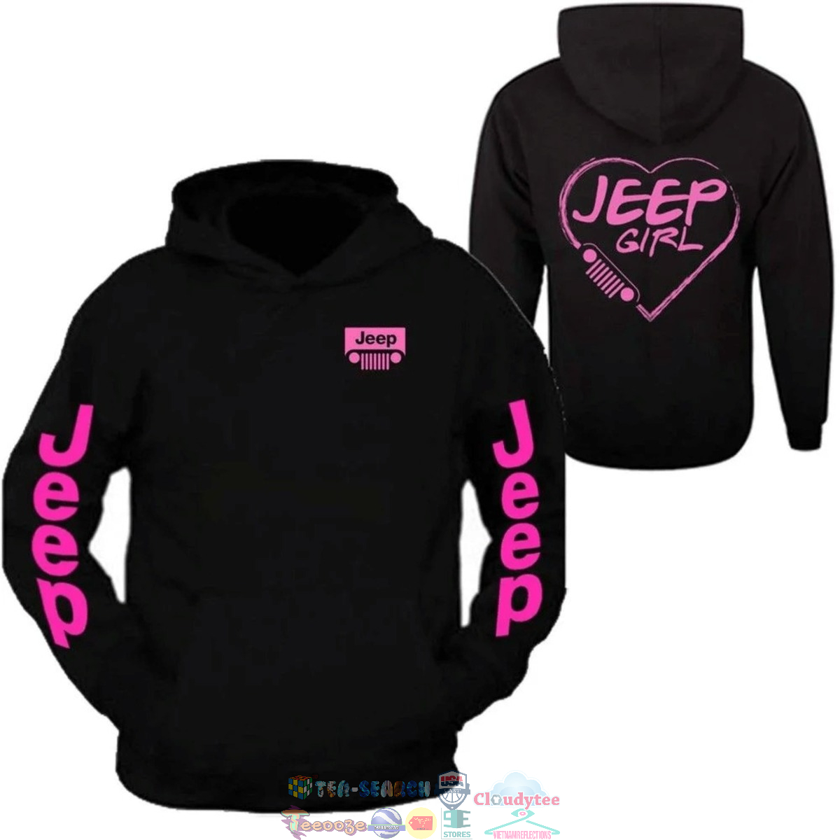 Jeep Girl 3D hoodie and t-shirt – Saleoff