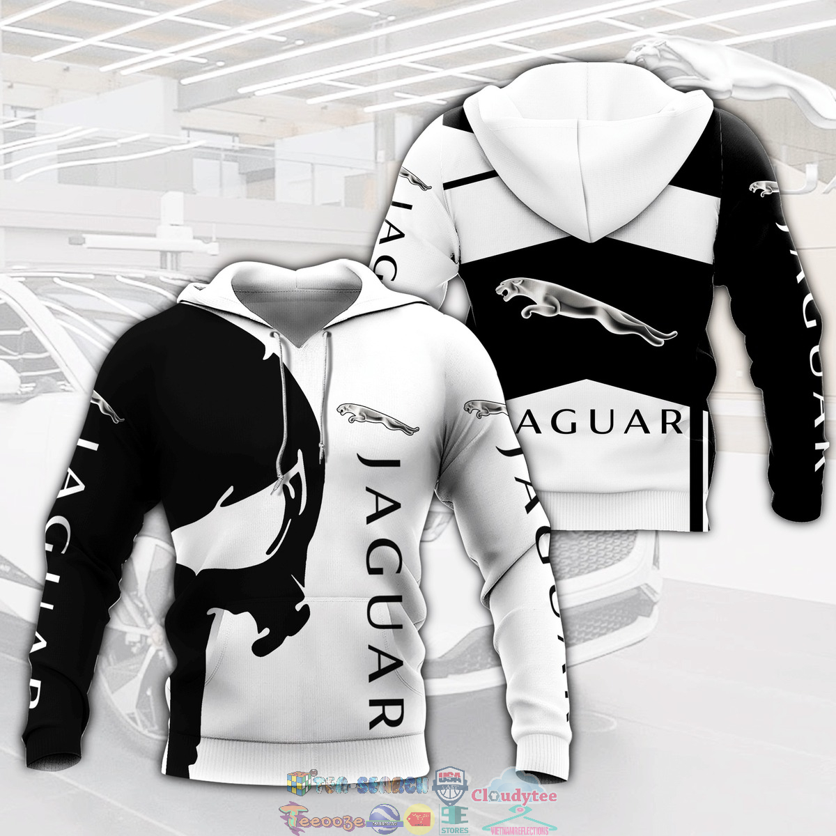 Jaguar Skull 13 3D hoodie and t-shirt – Saleoff
