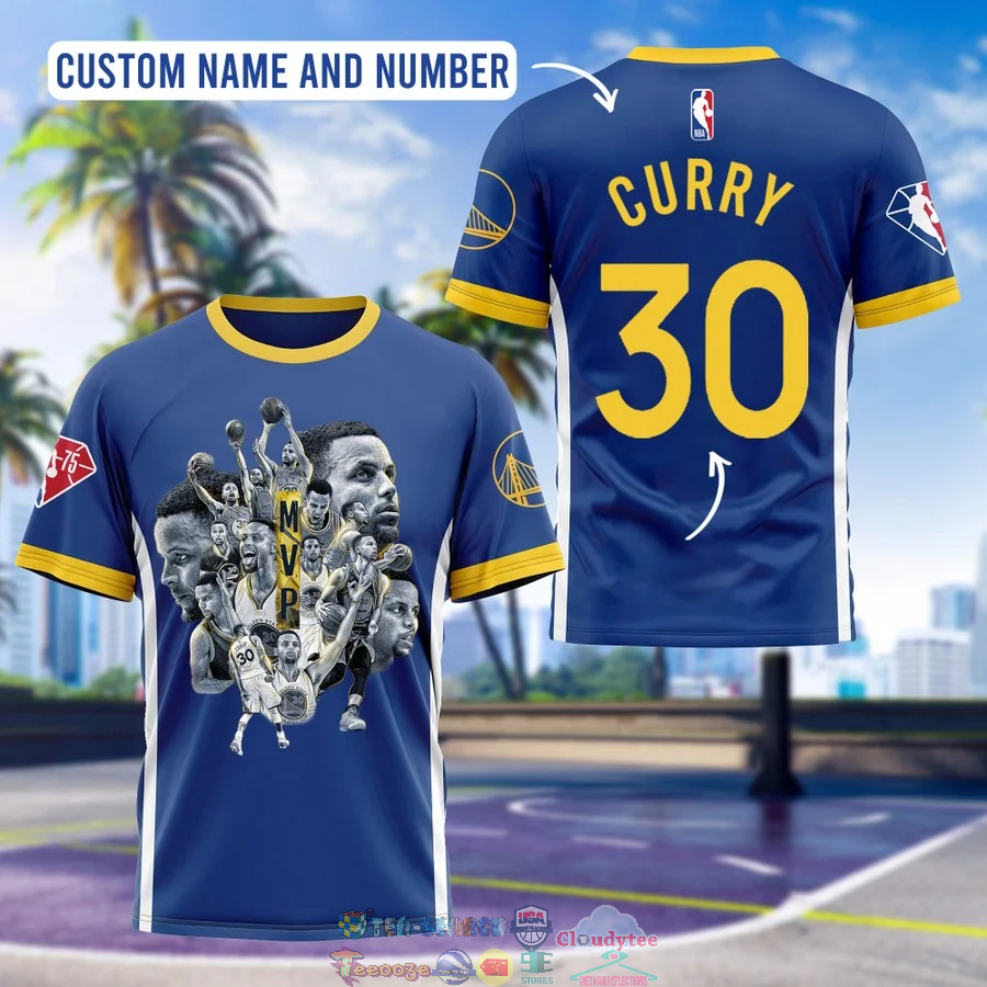 Personalized Golden State Warriors MVP 3D Shirt – Saleoff