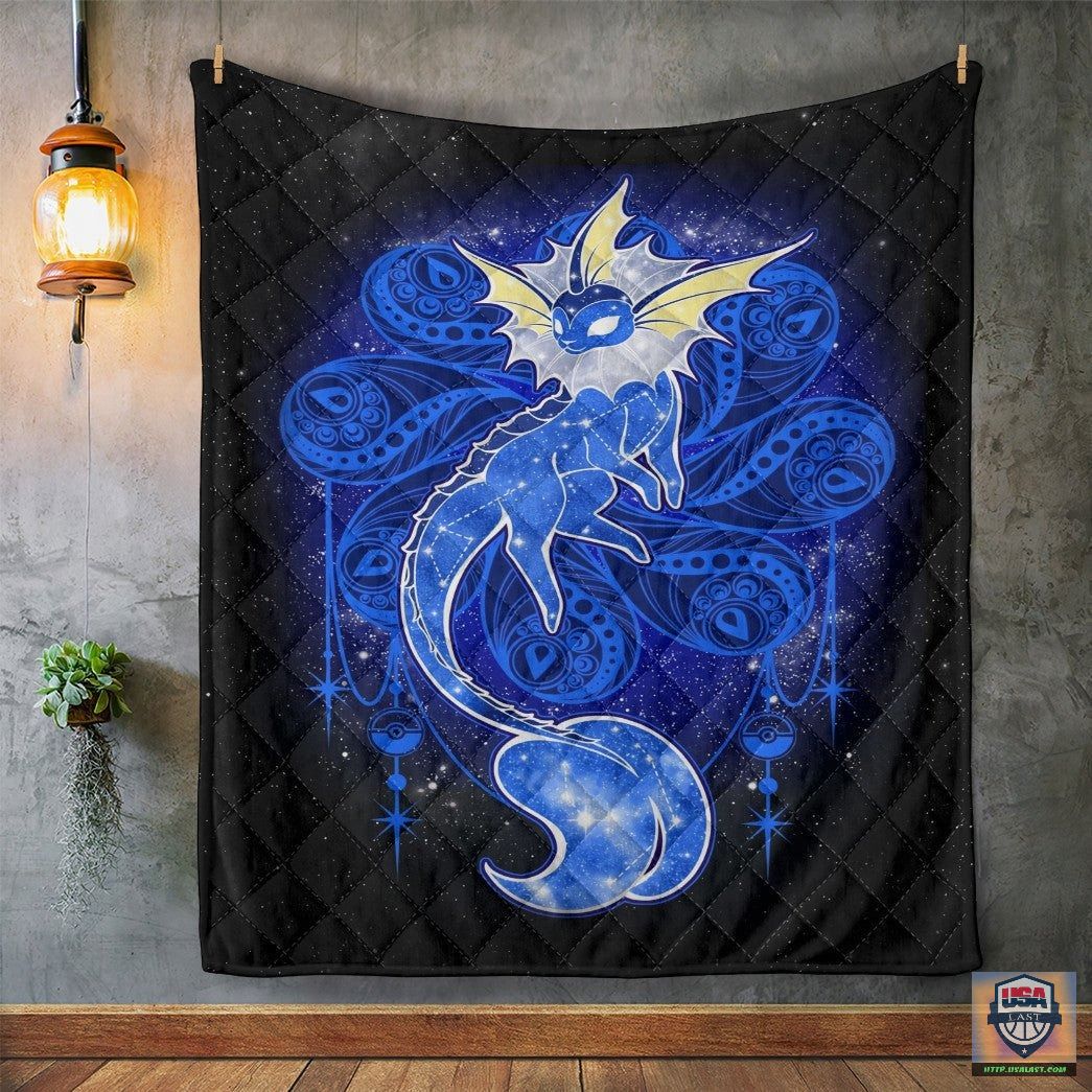 Pokémon Vaporeon Starry Custom Soft Blanket, Quilt And Woven Blanket – Usalast