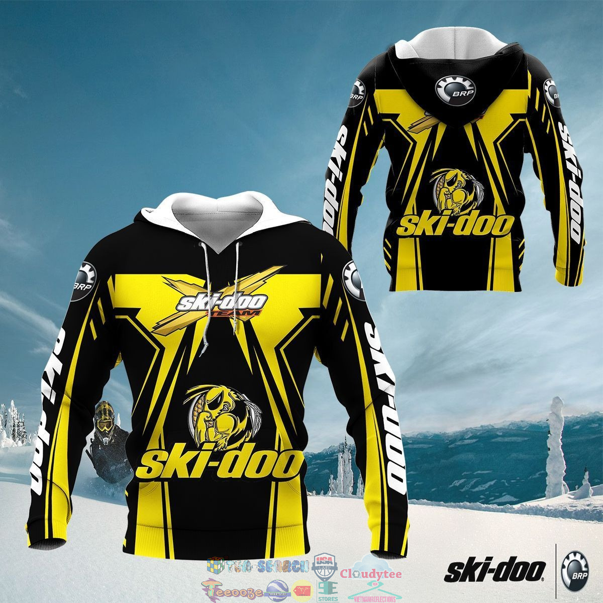 Ski-Doo ver 1 3D hoodie and t-shirt – Saleoff