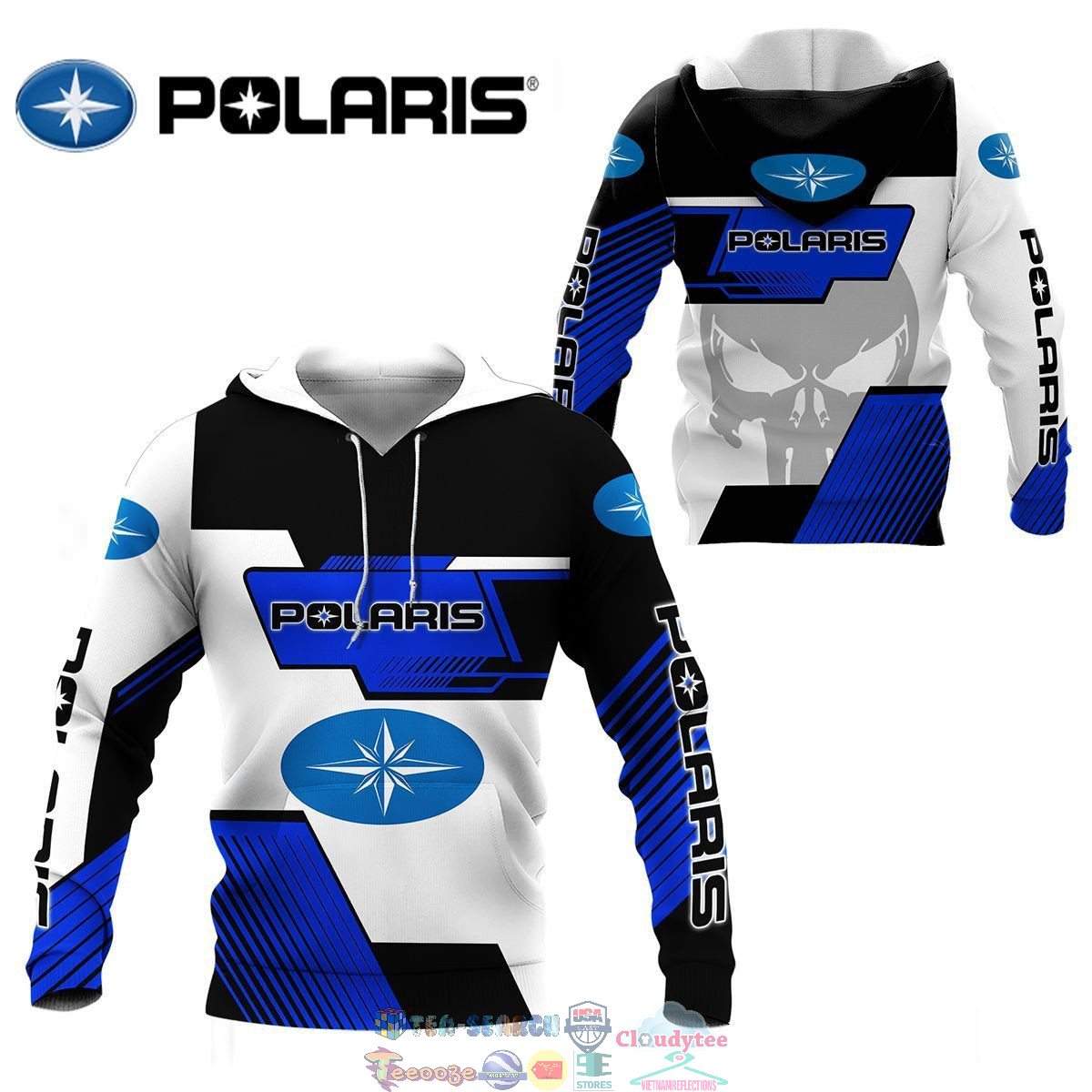 Polaris Skull ver 1 3D hoodie and t-shirt – Saleoff