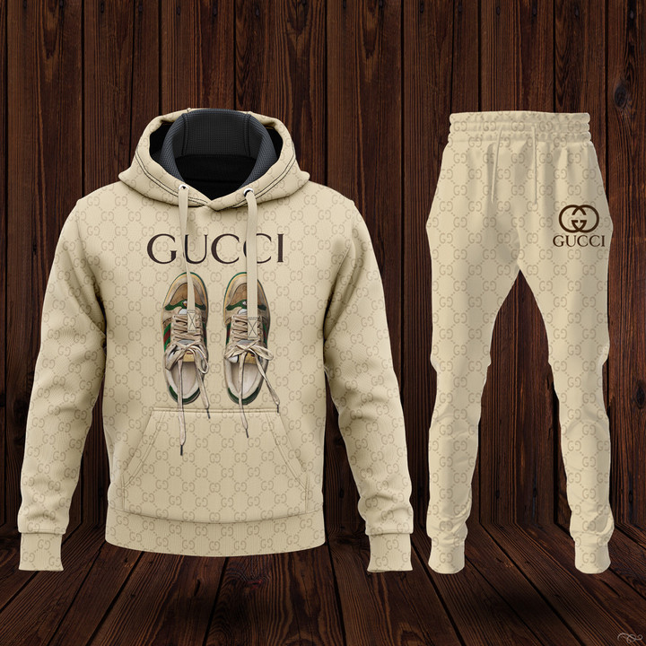 Gucci Shoes Cream Hoodie Jogger Pants 138 – Usalast