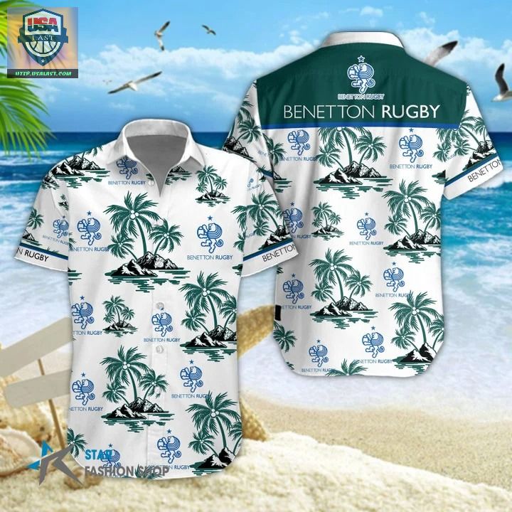 Benetton Rugby Hawaiian Shirt Beach Short – Usalast
