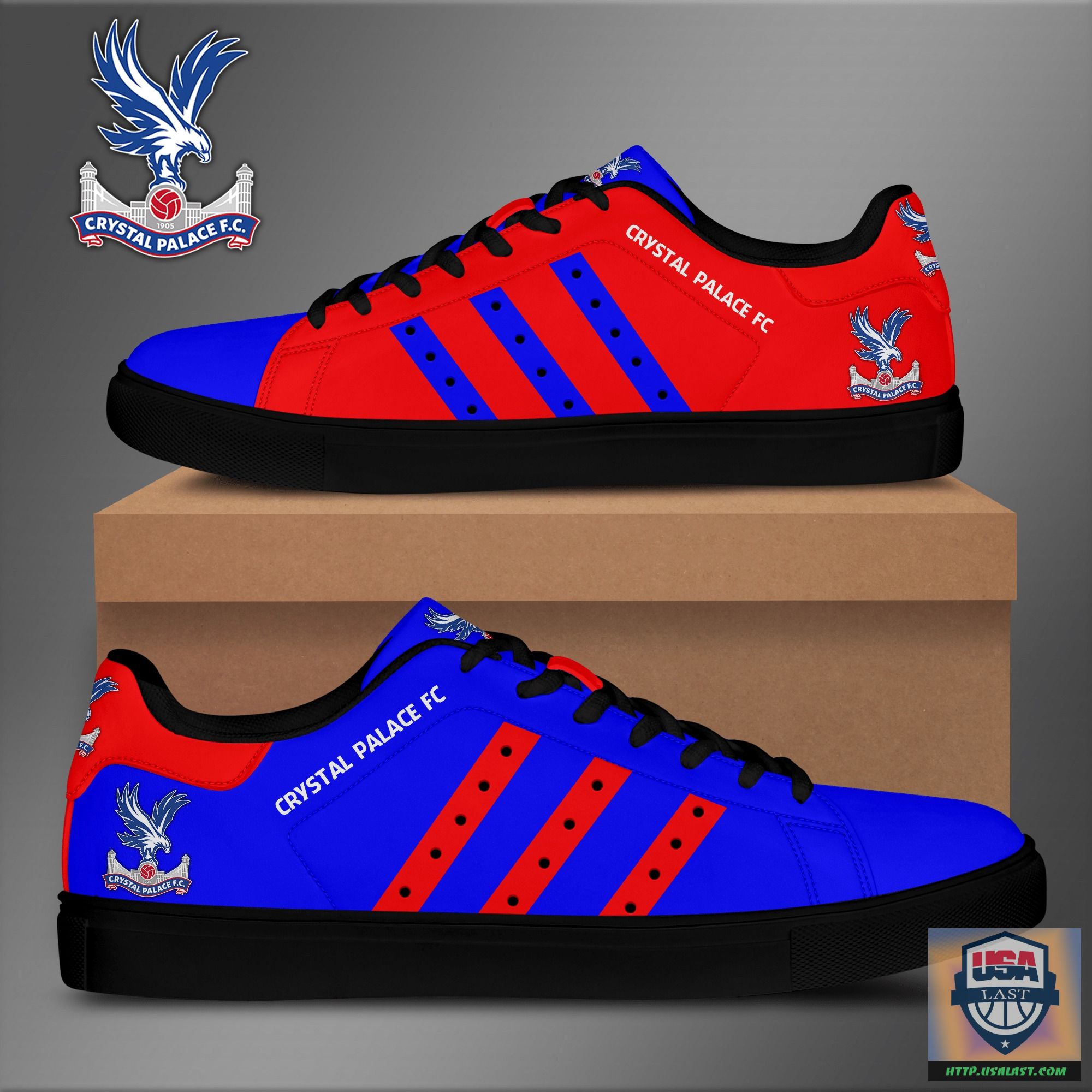 EPL Crystal Palace F.C Stan Smith Shoes Red Version – Usalast