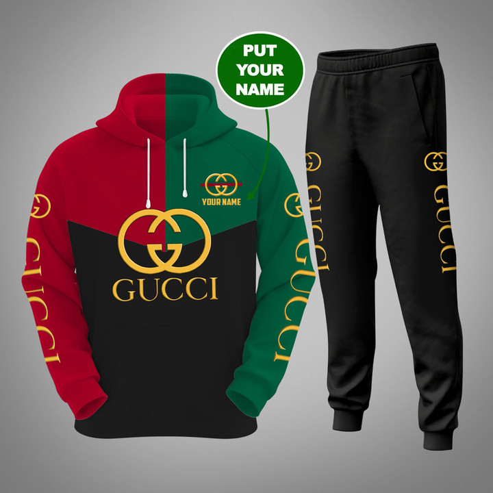 Gucci Red Green Personalized Hoodie Jogger Pants 118 – Usalast