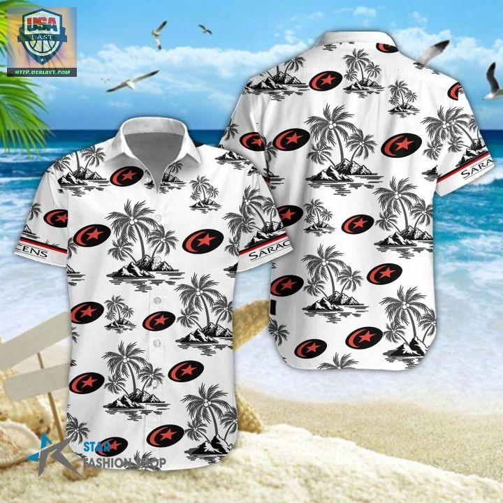 Saracens F.C Hawaiian Shirt Beach Short – Usalast