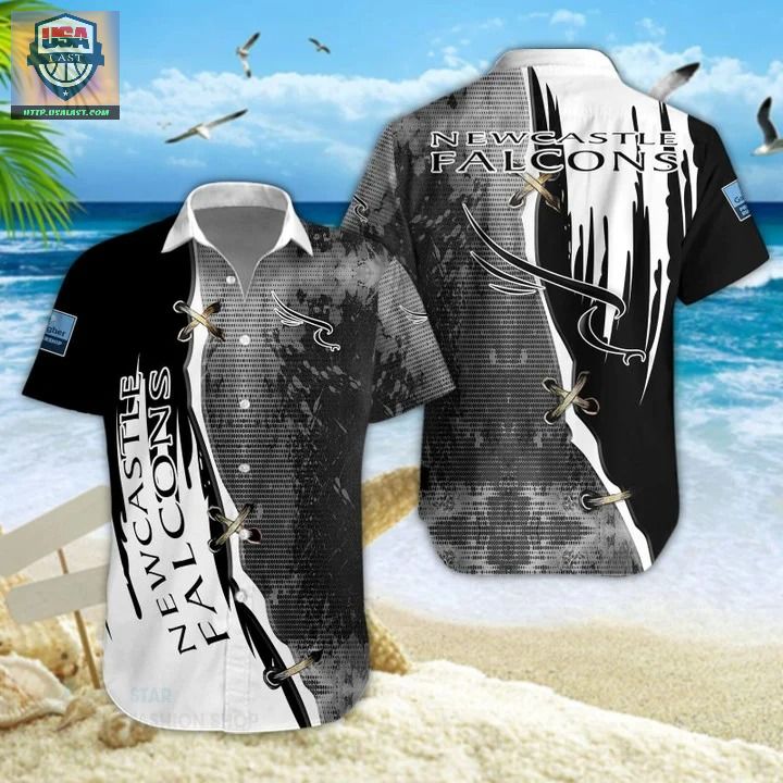 Newcastle Falcons Vintage Hawaiian Shirt – Usalast