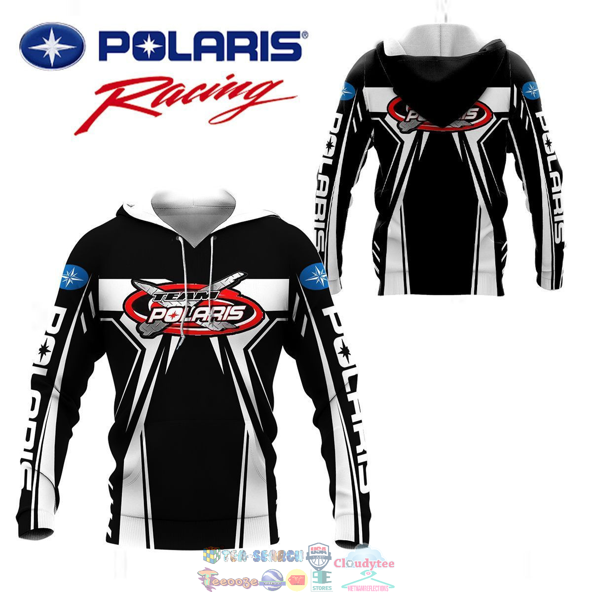 Polaris Racing Team ver 3 3D hoodie and t-shirt – Saleoff