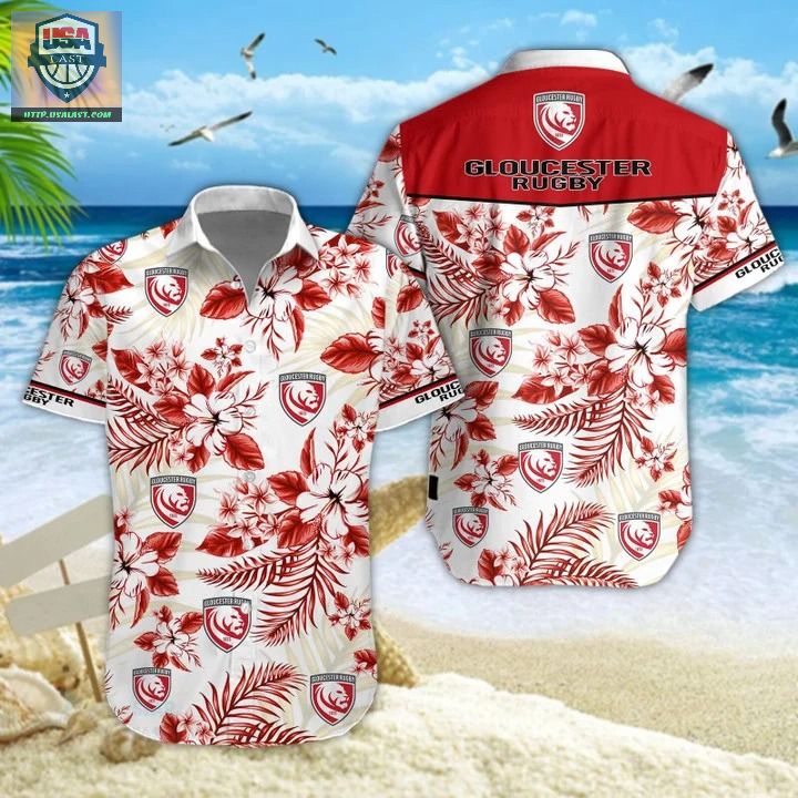 Gloucester Rugby Aloha Hawaiian Shirt – Usalast