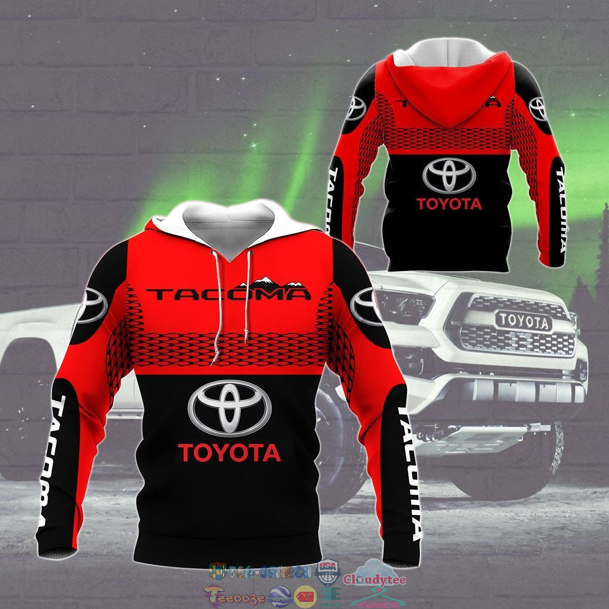 Toyota Tacoma ver 14 3D hoodie and t-shirt – Saleoff