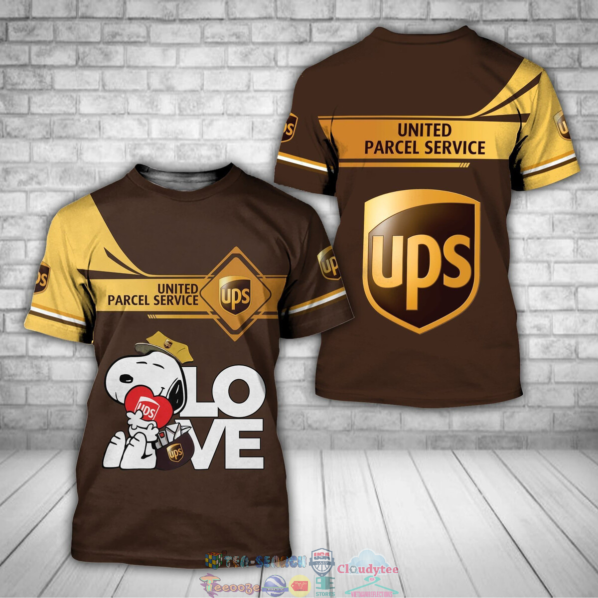 United Parcel Service Snoopy Hug UPS Love 3D t-shirt and hoodie – Saleoff