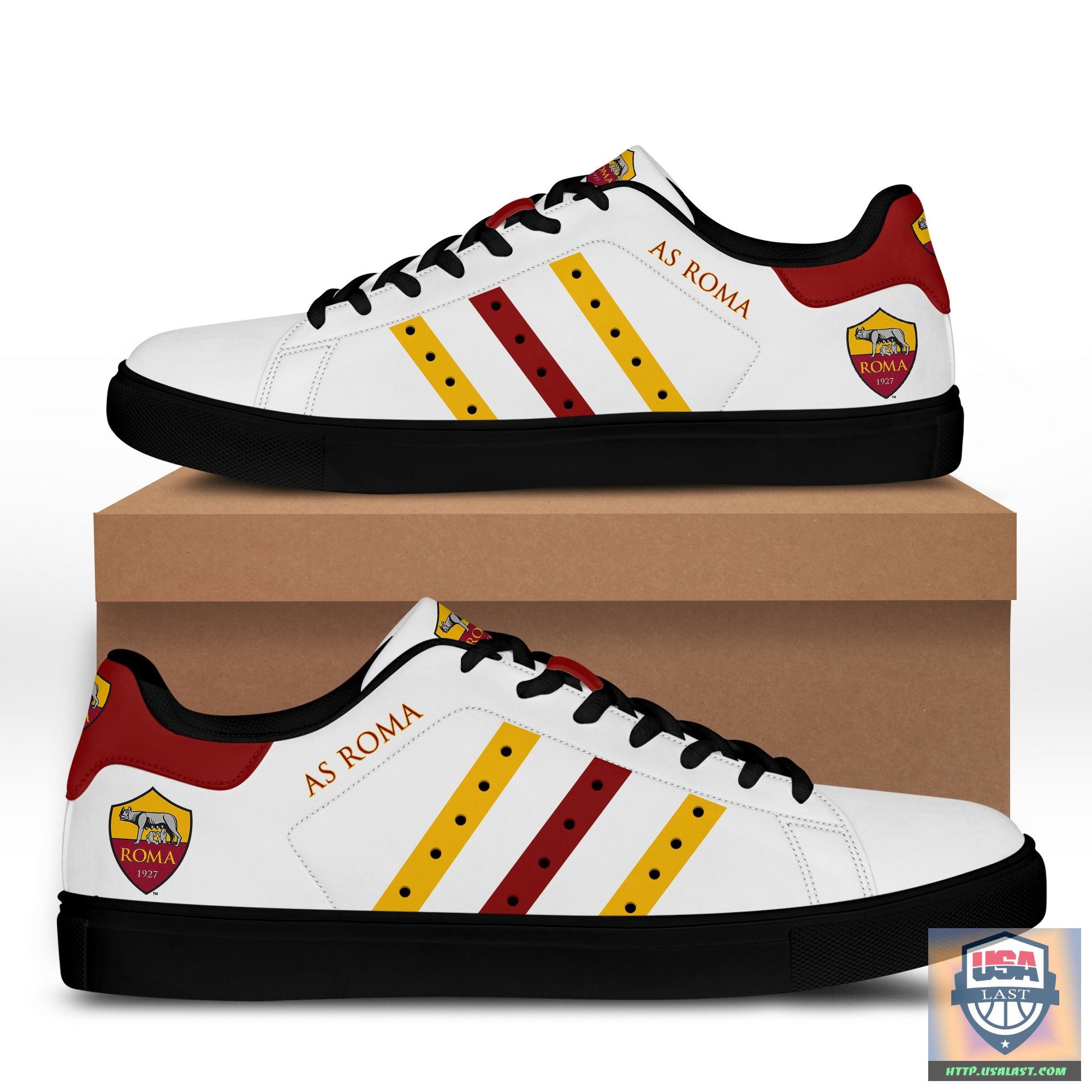 A.S. Roma Stan Smith Low Top Shoes Ver1 – Usalast