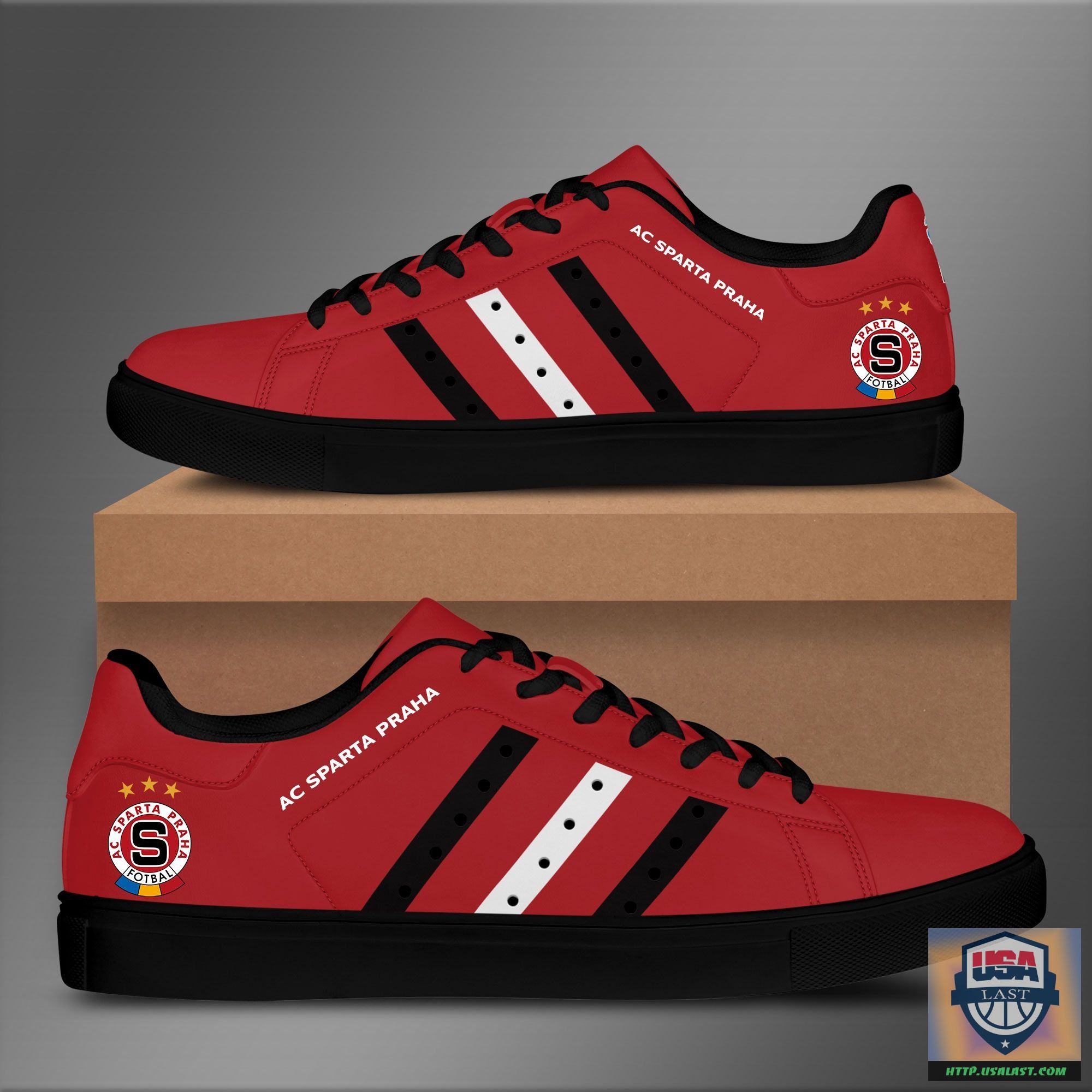 AC Sparta Prague Stan Smith Shoes Red Version – Usalast