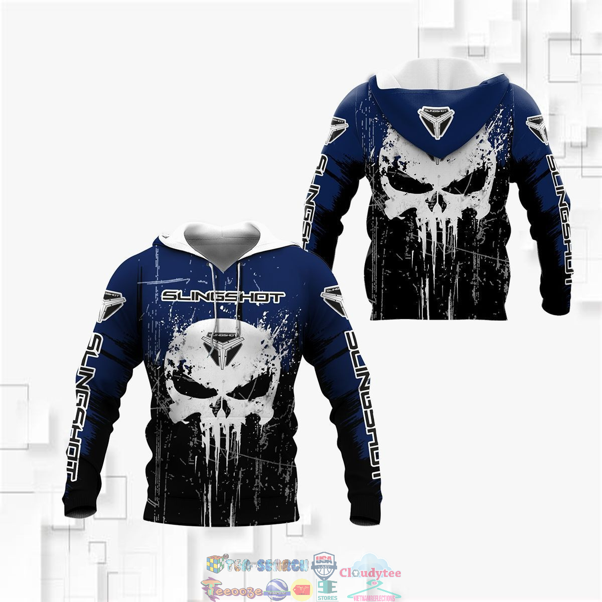 Slingshot Skull ver 4 3D hoodie and t-shirt – Saleoff