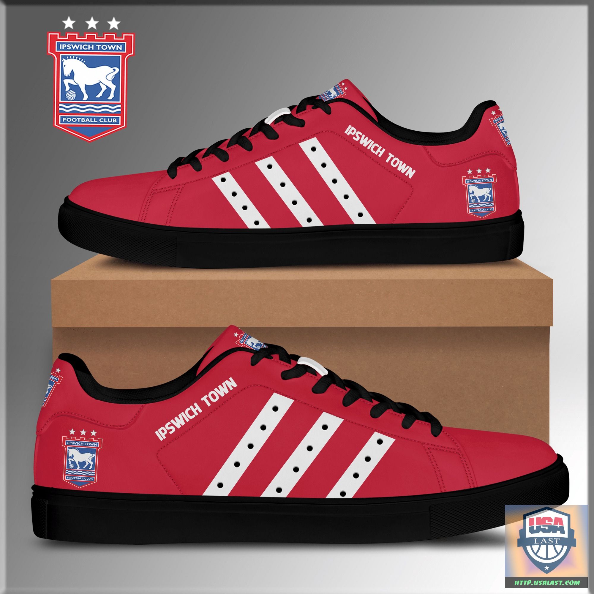 Ipstown F.C Red Stan Smith Shoes – Usalast