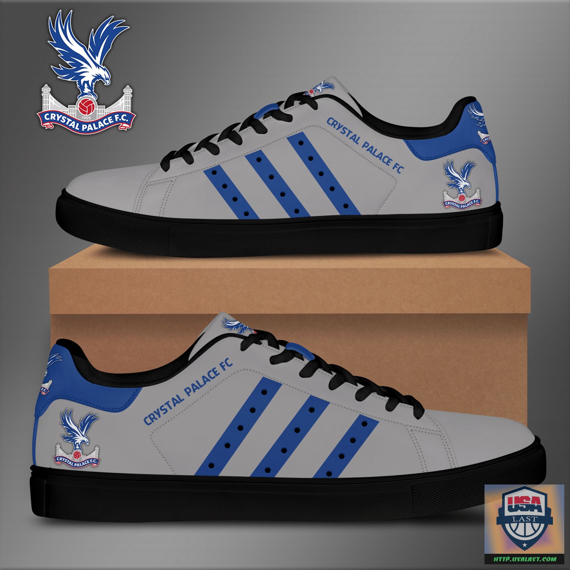EPL Crystal Palace F.C Stan Smith Shoes Grey Version – Usalast