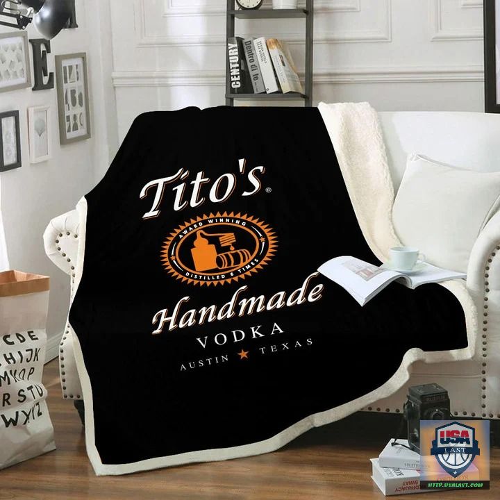 Tito’s Handmade Vodka Soft Blanket, Woven Blanket – Usalast