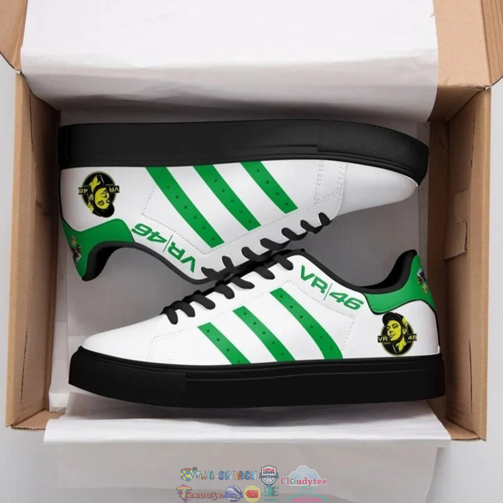 VR46 Green Stripes Stan Smith Low Top Shoes – Saleoff