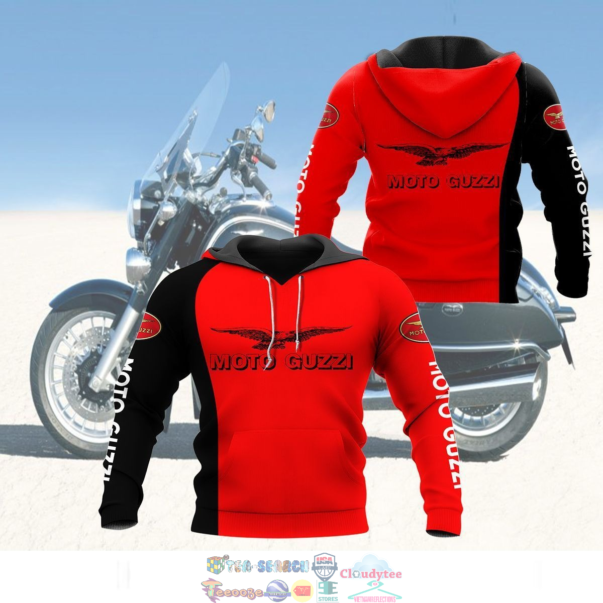 Moto Guzzi ver 2 3D hoodie and t-shirt – Saleoff