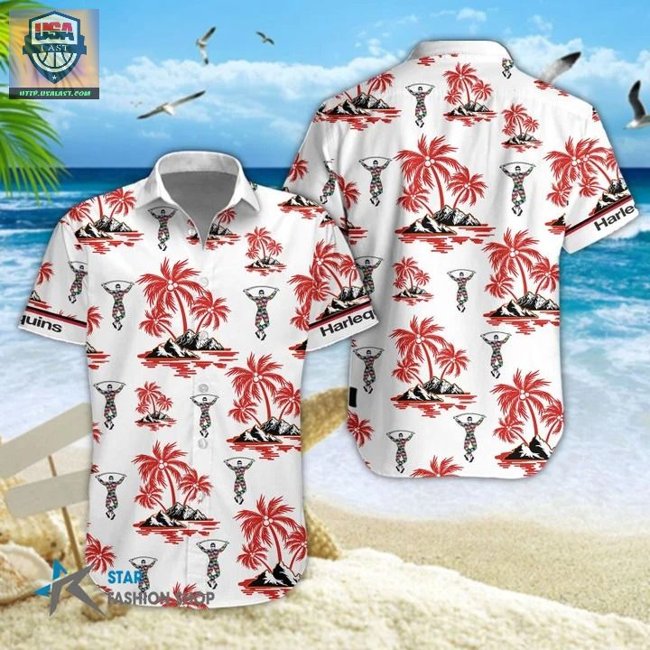 Harlequin F.C Hawaiian Shirt Beach Short – Usalast