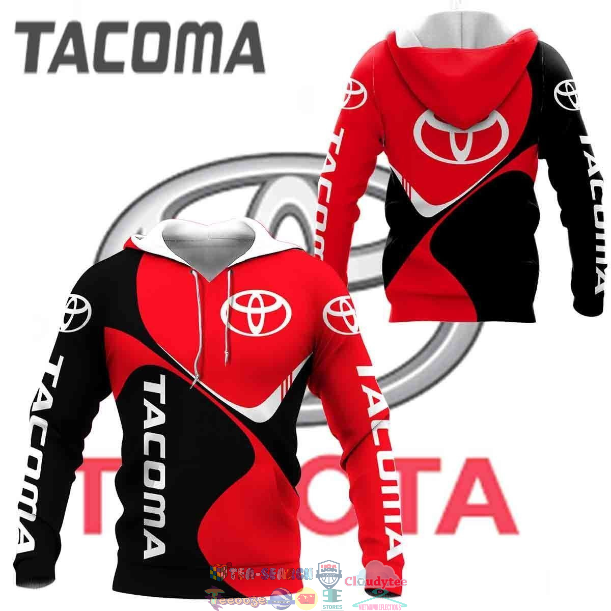 Toyota Tacoma ver 10 3D hoodie and t-shirt – Saleoff